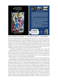 Exposé zum Roman „Wir Suchenden“ - UT: „In Isenstedt - Art-Opus