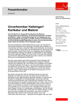 Pressetext - Museen der Stadt Nürnberg