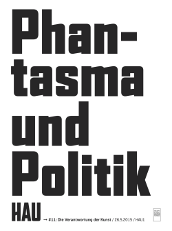 "Phantasma und Politik" als