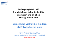 Referat Karin Peterer - Marie Meierhofer Institut für das Kind