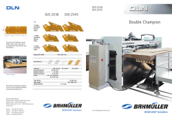 DLN 25/36 DLN 25/45 - Wilhelm Bahm&uuml;ller Maschinenbau und