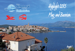 Highlights Flug & Busreisen 01/2015