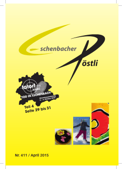 tatort - Gemeinde Eschenbach Luzern