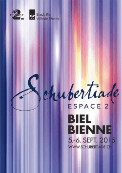 Programm - La Schubertiade