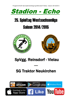 durchbl&auml;ttern - SpVgg Reinsdorf
