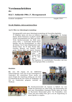 2/2015 - RKV Solidarität Herzogenaurach