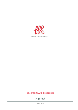 EEG-Newsletter - Becker B&uuml;ttner Held