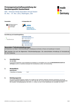 Firmengemeinschaftsausstellung der Bundesrepublik