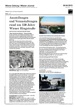 150430_Wiener Journal_Ausstellungen und Veranstaltungen rund