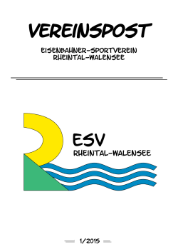 Vereinspost - ESV Rheintal