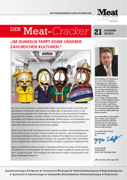 DER Meat-Cracker - Meat Cracks Technologie GmbH