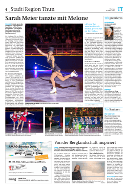 Thuner Tagblatt, 16. März 2015