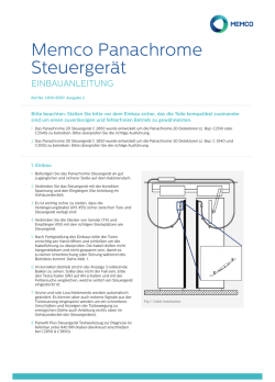 Memco Panachrome Steuerger&auml;t