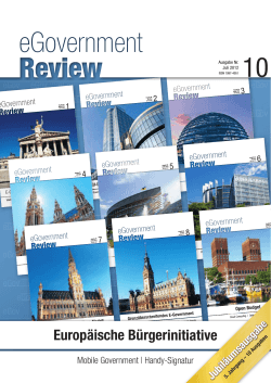 Europäische Bürgerinitiative - Blogs @ FH