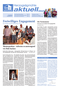 Herzogs&auml;gm&uuml;hle aktuell 1/2015