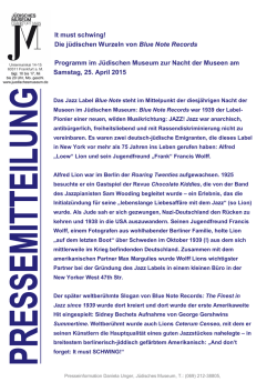 It must schwing! - J&uuml;disches Museum