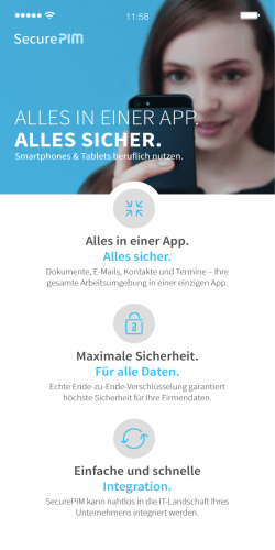 ALLES IN EINER APP. ALLES SICHER.