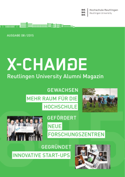 Reutlingen University Alumni Magazin