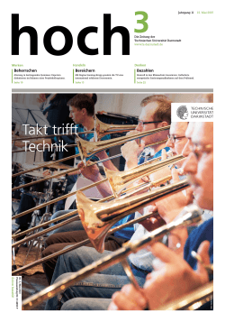 hoch&sup3; 3/2015 - Technische Universit&auml;t Darmstadt