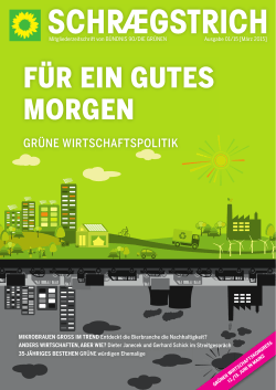 für ein gutes morgen - Bundesverband von Bündnis 90/Die Grünen