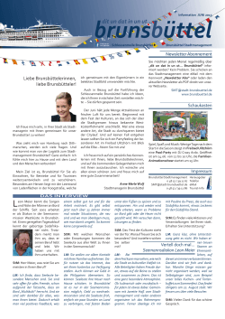 Newsletter Stadtmanagement Juni