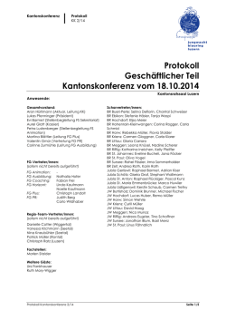 Protokoll KK 2/14