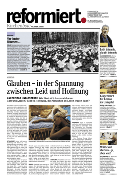 Glauben &ndash; in der Spannung zwischen Leid und