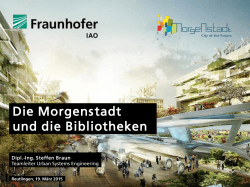 4. Fraunhofer-Initiative Morgenstadt