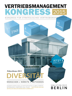 diversit&auml;t - Vertriebsmanagementkongress