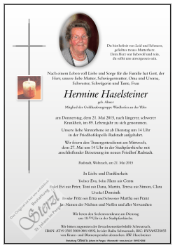 Hermine Haselsteiner