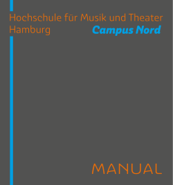 Orientierungspläne - Hochschule für Musik und Theater Hamburg