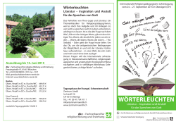 Donnerstag - Sonntag - Fachstelle BKM Bildung-Katechese