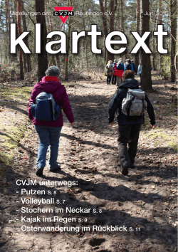 Klartext Juni 2015 als PDF zum Herunterladen