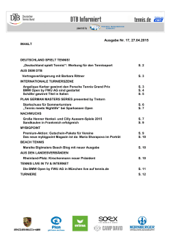 DTB Informiert 17 2015 - Tennisverband Sachsen