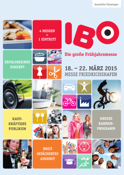 IBO 2015 | Aussteller