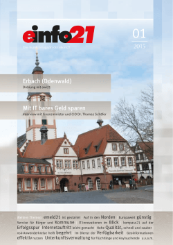 2015 Erbach (Odenwald) Mit IT bares Geld sparen