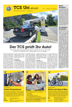 URImobil TCS - Urner Wochenblatt