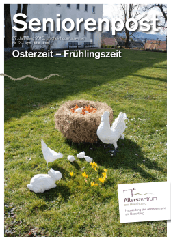 Osterzeit – Frühlingszeit - Alterszentrum am Buechberg