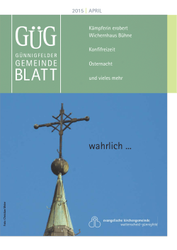 04/2015 - Evangelische Kirchengemeinde Wattenscheid
