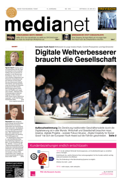 Digitale Weltverbesserer braucht die Gesellschaft