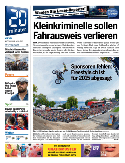 Kleinkriminelle sollen Fahrausweis verlieren