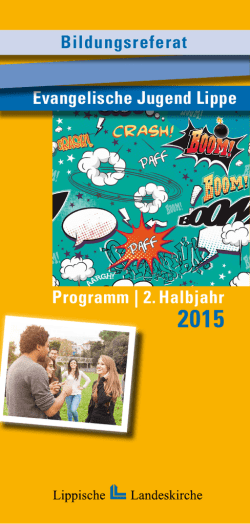 Jugendarbeit - Evangelische Jugend Lippe
