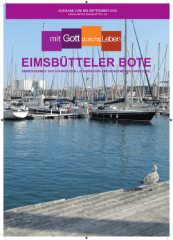 eimsbütteler bote - Kirchengemeinde Eimsbüttel