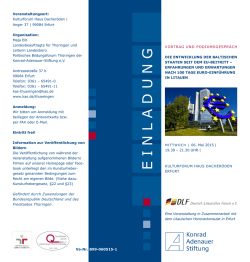 EINLAD UNG - Deutsch-litauisches Forum eV