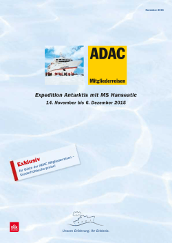 Expedition Antarktis mit MS Hanseatic - ADAC