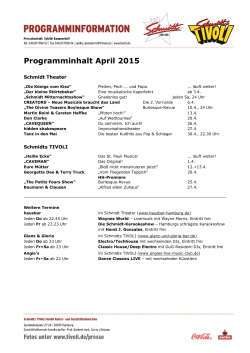 Schmidt Programm Apr 2015