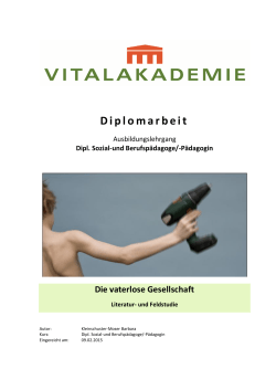 Diplomarbeit