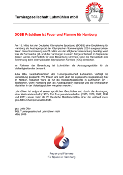 DOSB Pr&auml;sidium ist Feuer und Flamme f&uuml;r Hamburg