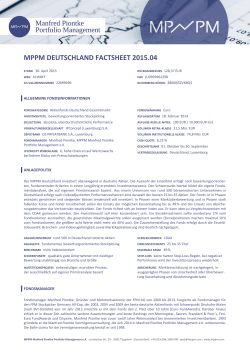 PDF - MPPM Manfred Piontke Portfolio Management