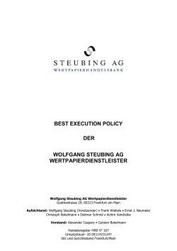 Steubing AG_Best Ex Policy_deu
